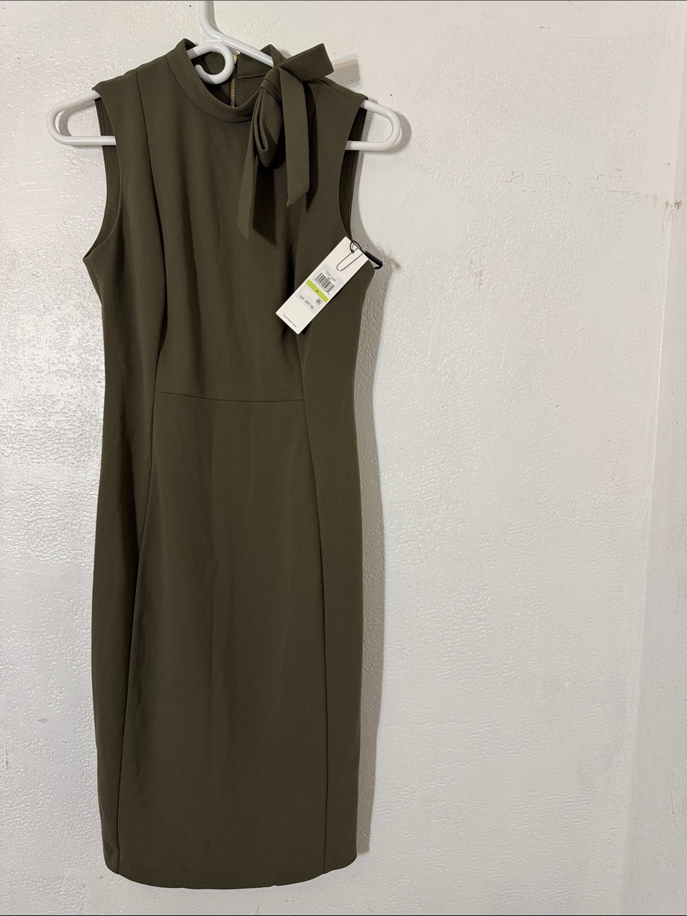 Calvin Klein green olive or dark green dress size 4 - Picture 7 of 16